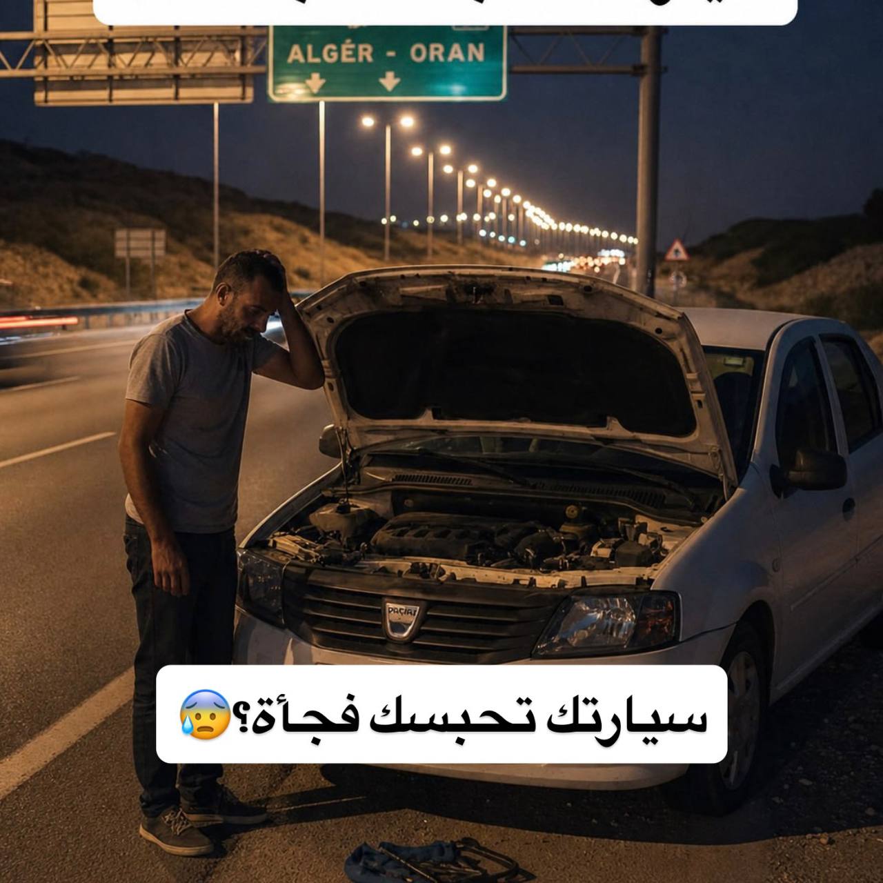 حل سريع إذا تعطلت سيارتك في الطريق